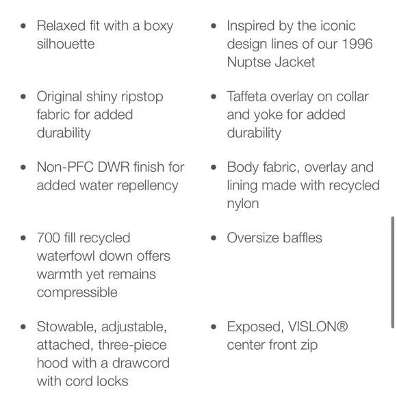 North Face 1996 Men’s Retro Nuptse Jacket size medium - Picture 13 of 16